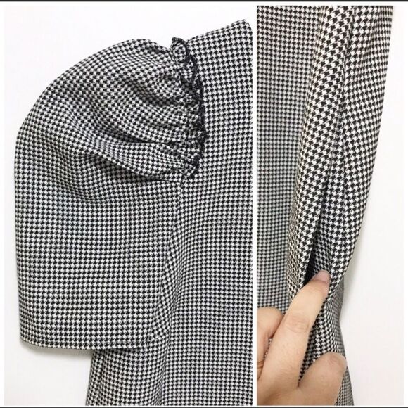 Zara B/W Houndstooth Dress - Picture 5 of 5